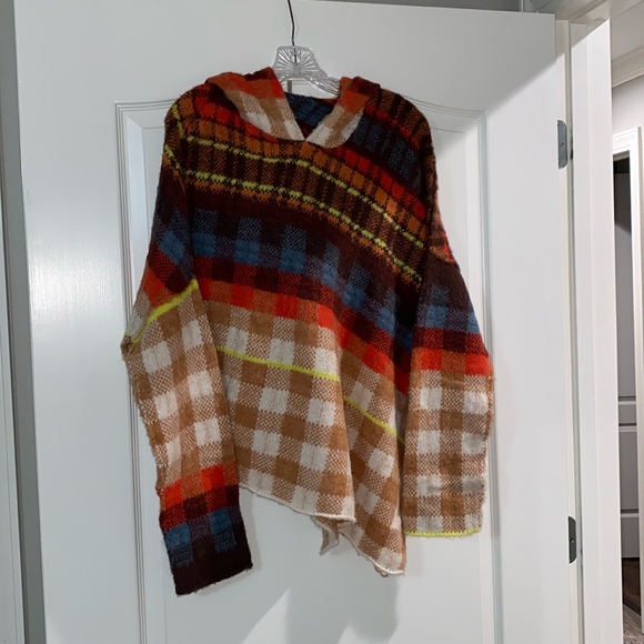 Free People Tops - Women’s Free People hooded pullover size M.  Apple cider combo.  Super soft NWT